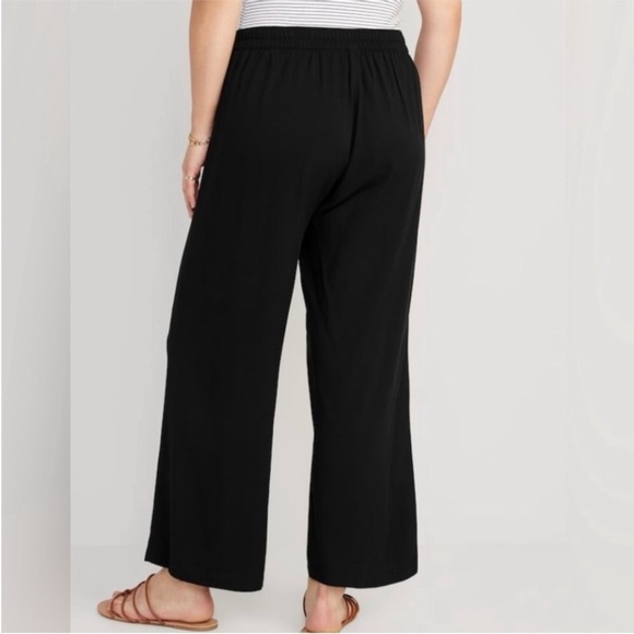 NWT! Black High-Waisted Playa Soft-Spun Wide-Leg Pants - Multiple🛝 - Picture 5 of 8